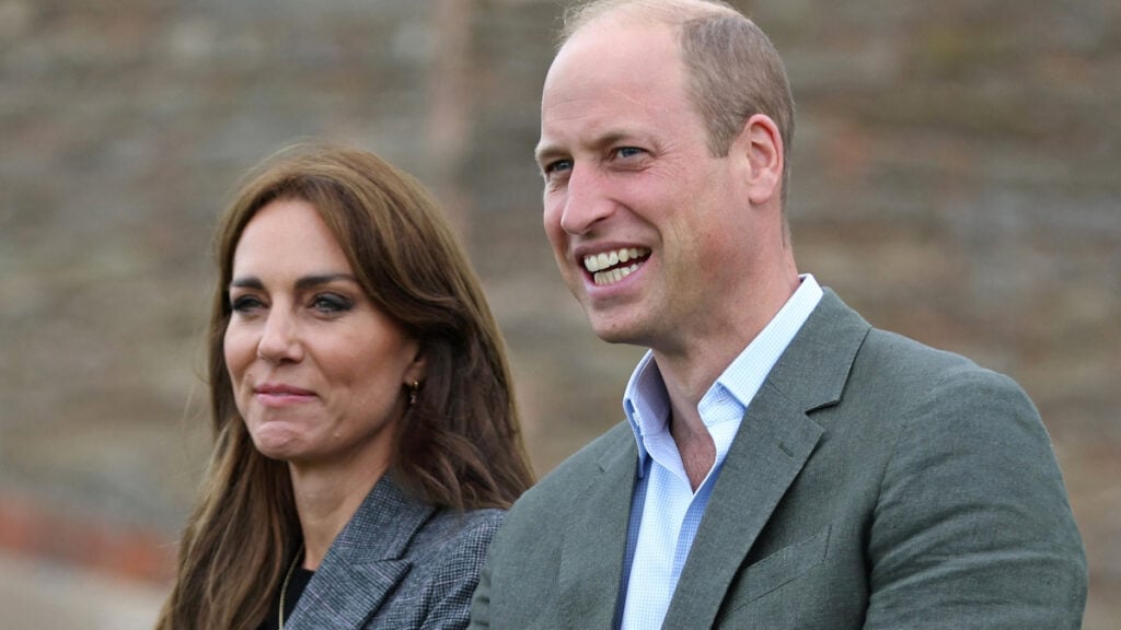 The Prince and Princess of Wales visit the We Are Farming Minds charity at Kings Pitt Farm in Hereford, Herefordshire, UK.
