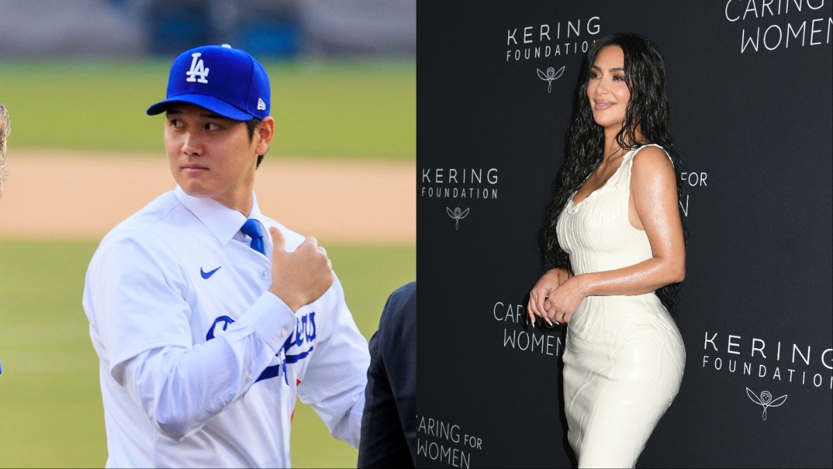 Kim Kardashian Gets Banished by Los Angeles Dodgers Fans After Revealing Custom Shohei Ohtani Jersey: ‘Them Boys in Trouble’