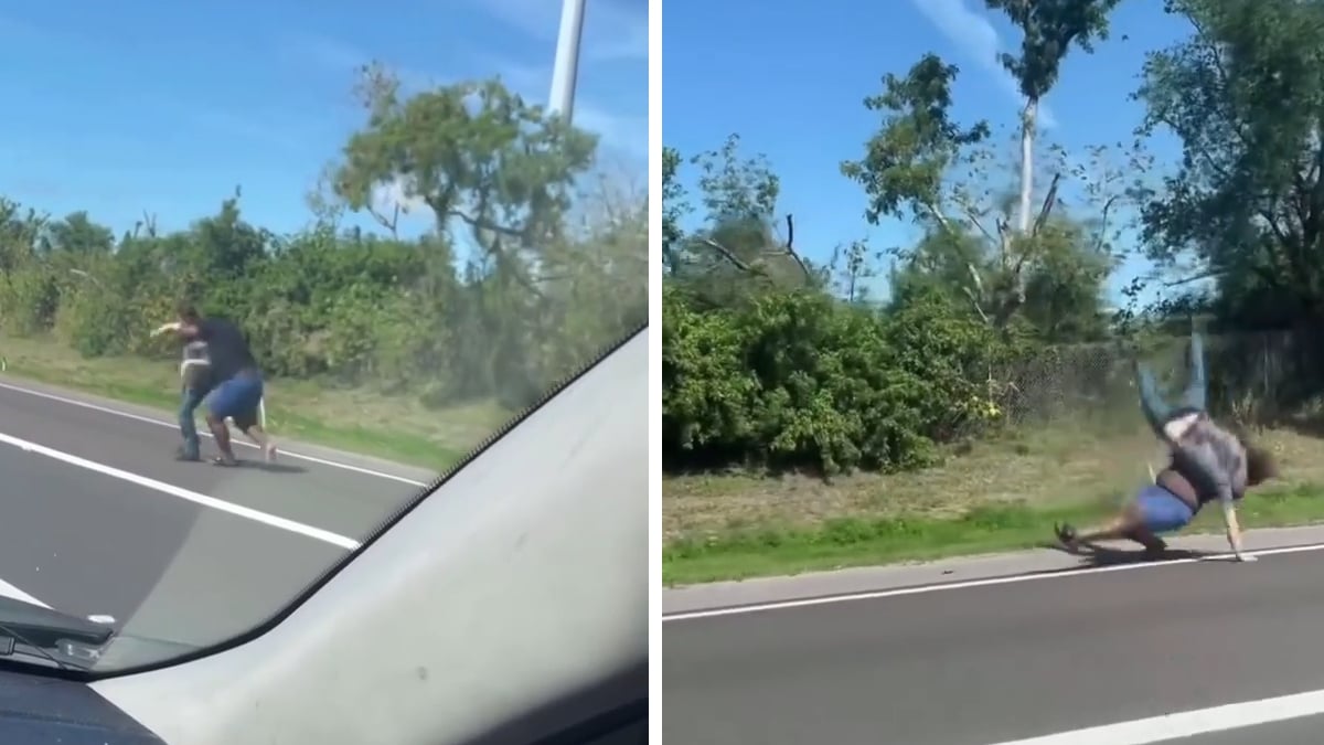 Road Rage Leads to Brawl at Tampa Interstate, ‘That Throw Was Awkward but He Powered Through It’