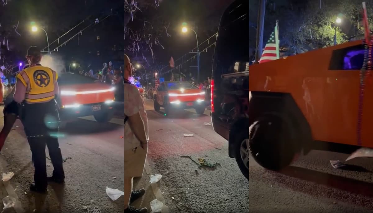 Elon’s Cybertrucks Get a Beatdown During New Orleans Mardi Gras: ‘I remember when eggs were cheap enough to be the weapon of choice’