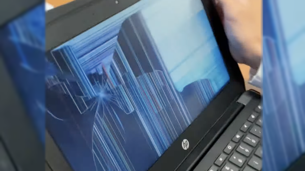 Arizona Student Tripped on School Laptop