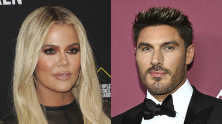A photo collage of Khloé Kardashian and Chris Appleton