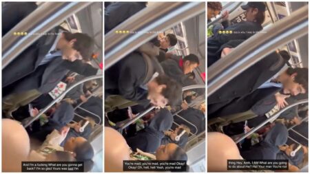 New York Subway Riders Screaming at Each Other