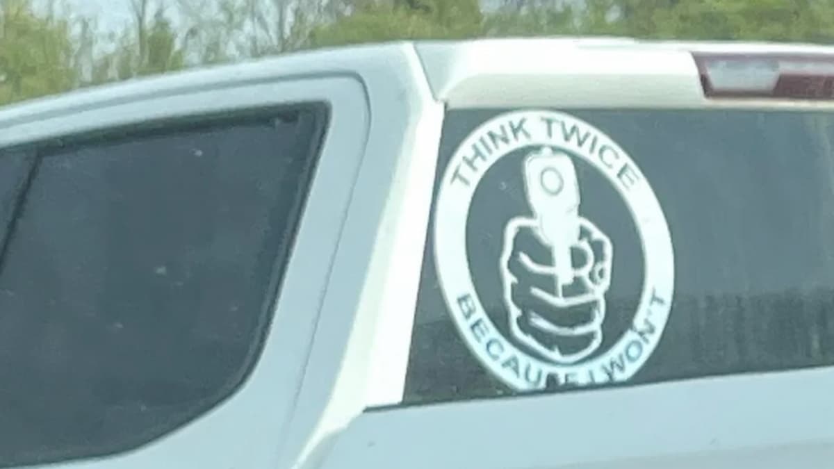 North Dakota Driver Threatens to Shoot Others in Road Rage With Edgy Sticker, Sparks Outrage: ‘These Wannabe Tough Guys Are Insufferable’