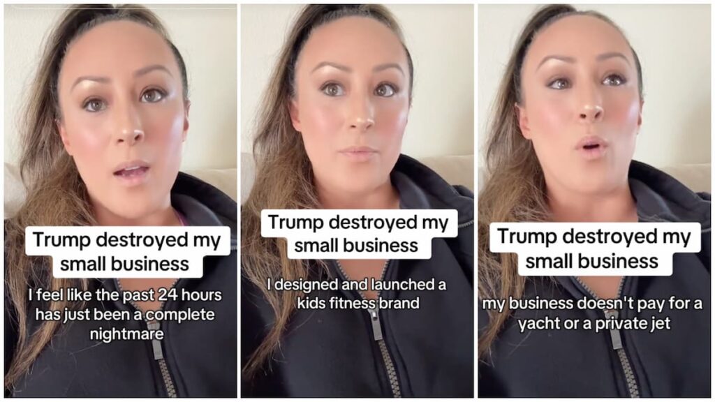 Small California business owner in tears over Trump tariffs