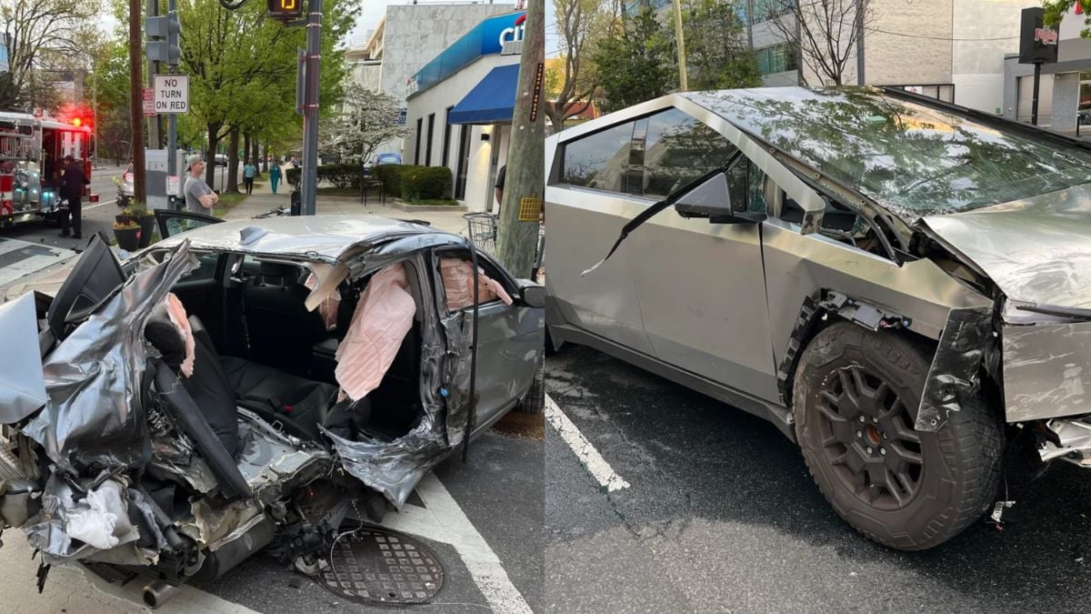Cybertruck Driver ‘Speeding Like Crazy’ on Wisconsin Ave., Washington Wrecks Car Containing Dad & Son: ‘Should Be Charged With a Hate Crime’