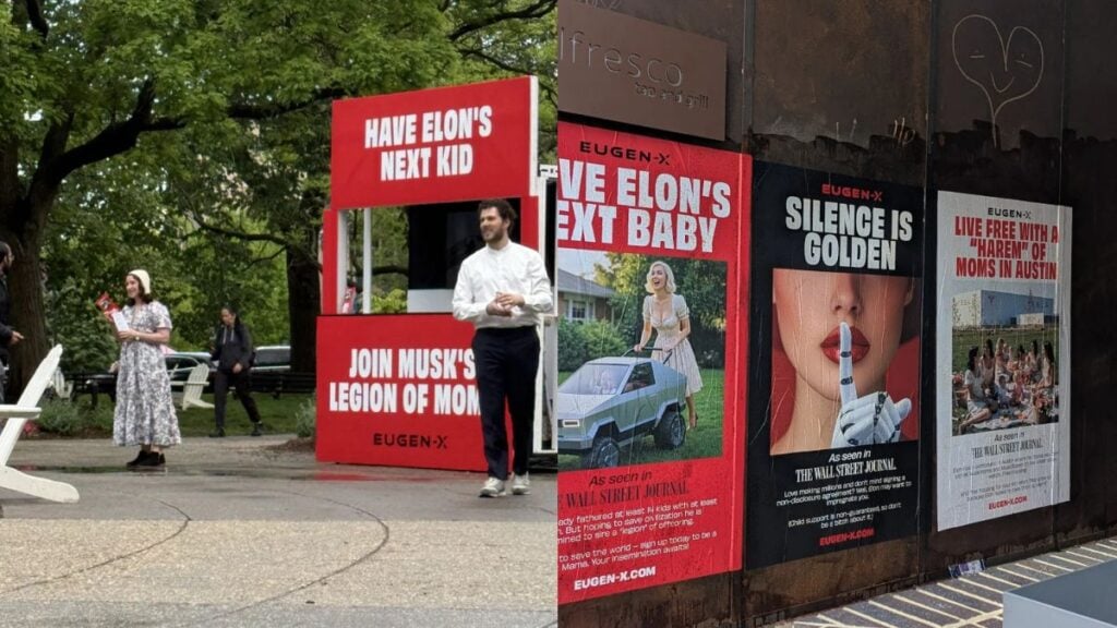 Posters Urging Women to 'Have Elon's Next Kid' Pop Up Around Washington D.C.