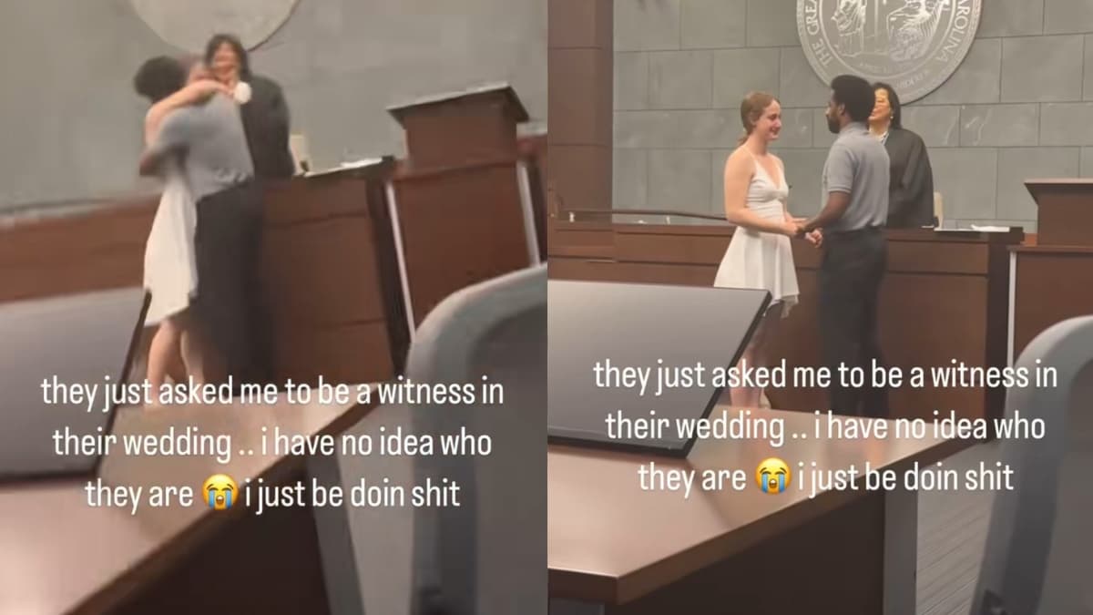 Bold North Carolina Woman Becomes a Witness In Strangers’ Wedding: ‘You Just Accepting Random Side Quests’
