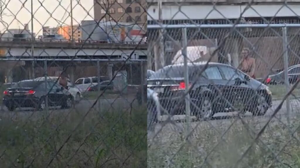 Texas Homeless Man Disrupts Traffic While Shirtless Only For Police to Let Him Go: ‘Some People Are Beyond Help’ A picture of the Texas homeless man.