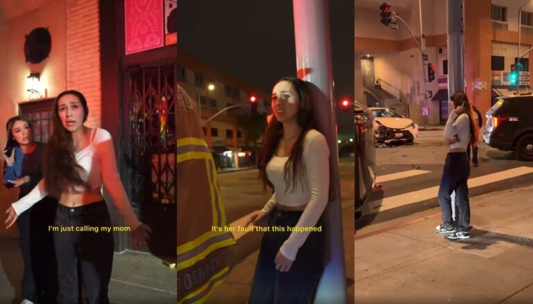 California girl has accident, blames her cousin