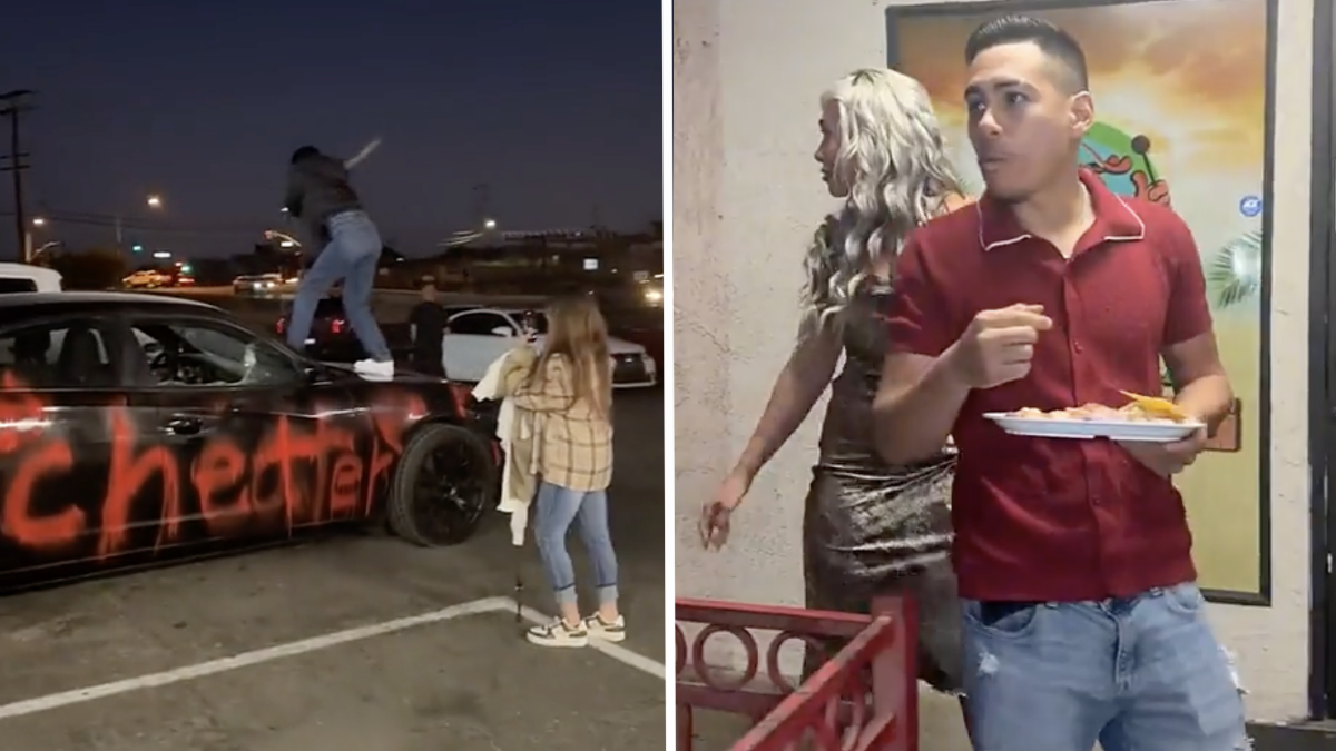 Chill California Man Eats Mexican Food With Date While Crazy Ex-Girlfriend Smashes New Car: ‘When You Got A1 Insurance and Know a Great Lawyer’