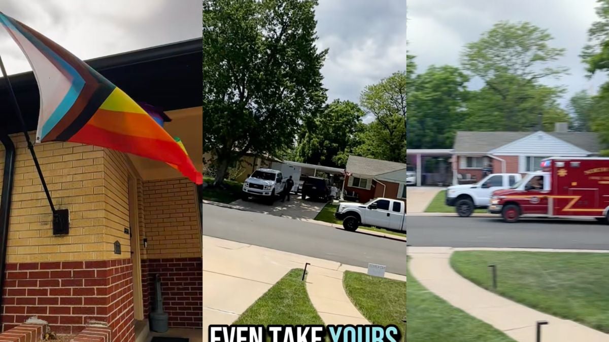 Colorado Woman Schools MAGA Neighbors Over Rainbow Flag, Next Thing Emergency Services Show Up: ‘Did I Stroke Out the Straights??’