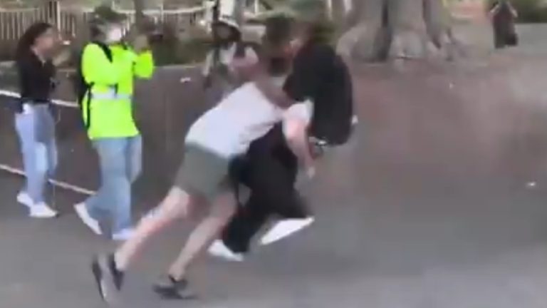 LA Riot tackle