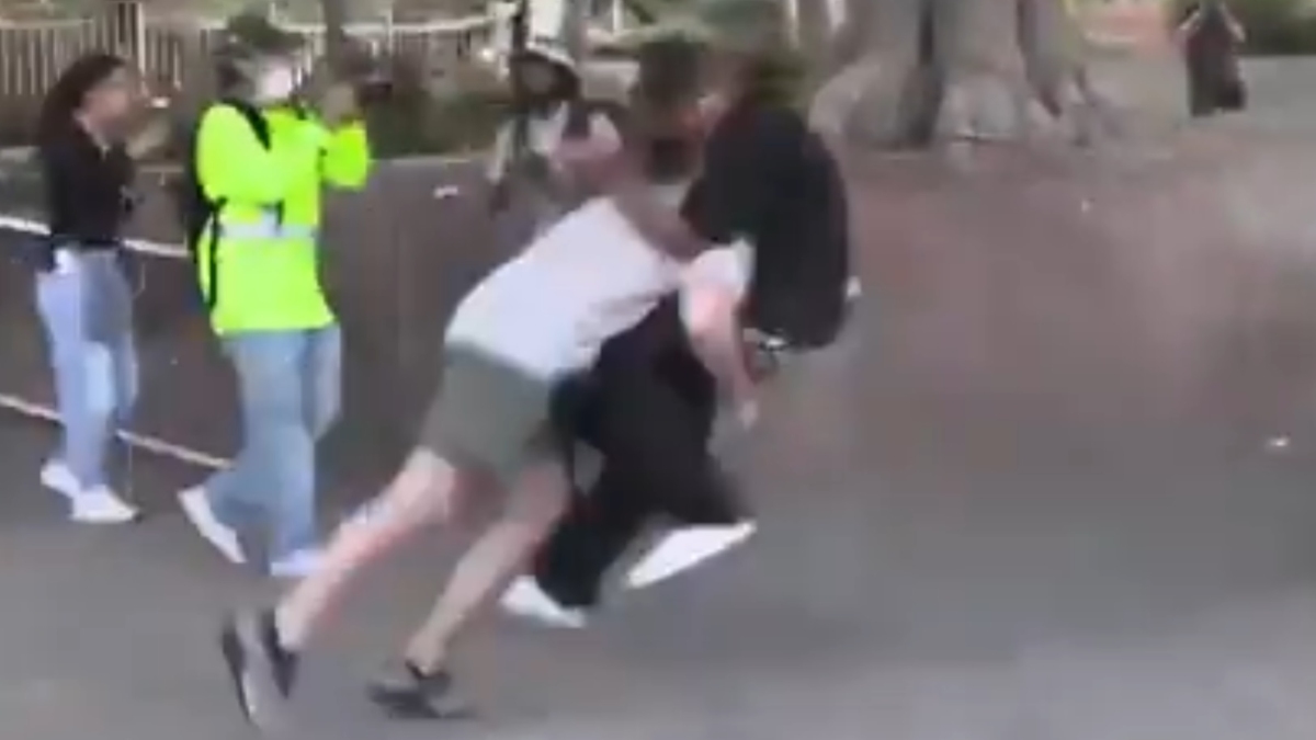 LA Riot Participant Gets Tackled by Another Civilian After Assaulting Cops: ‘Simping for the Police’