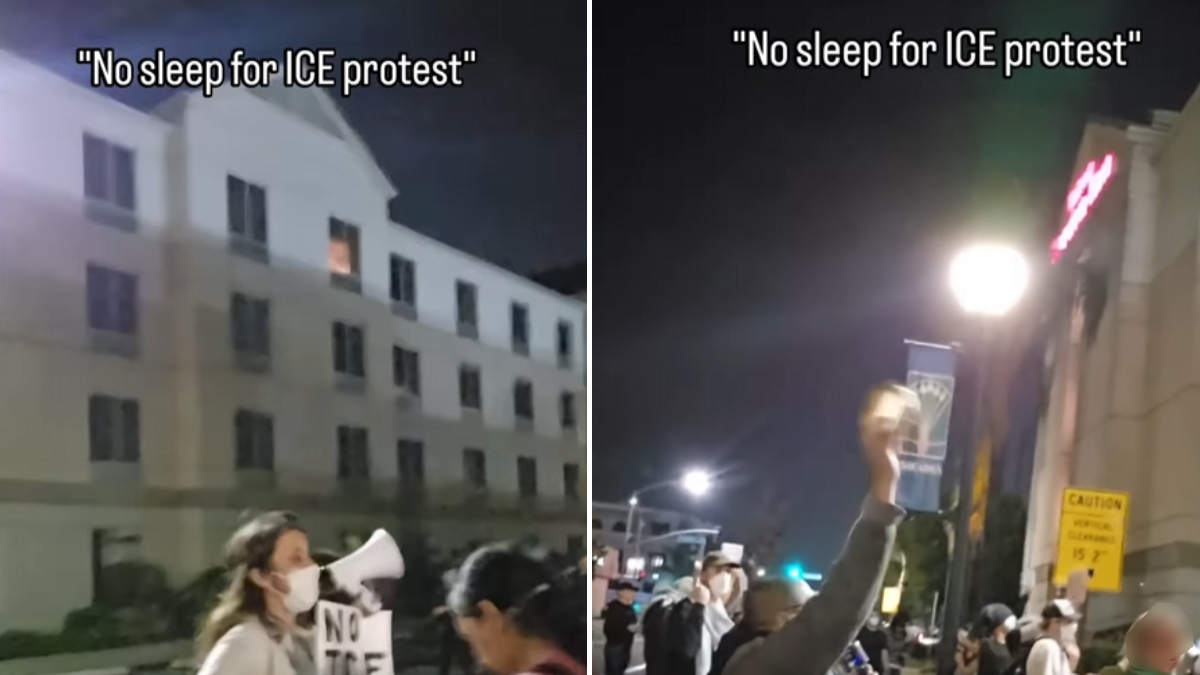 Pasadena Protesters Chase ICE Agents Away From Their Hotel, ‘Absolutely Admirable’