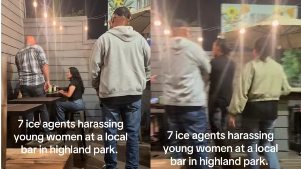Seven California ICE Agents Turn Bar Night Into Interrogation Scene: ‘Take Me to Jail’ A picture of the California ICE agents.