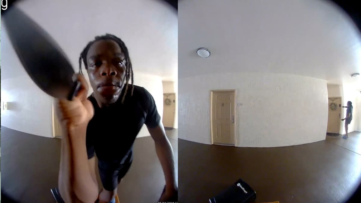 Deranged Figure Caught Stabbing Ring Camera in Creepy Florida Footage: ‘That’s So Scary’