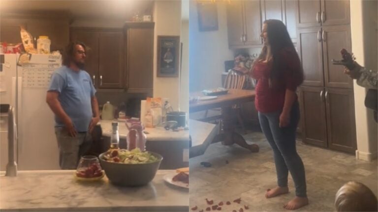 Arizona woman goes viral for anniversary surprise