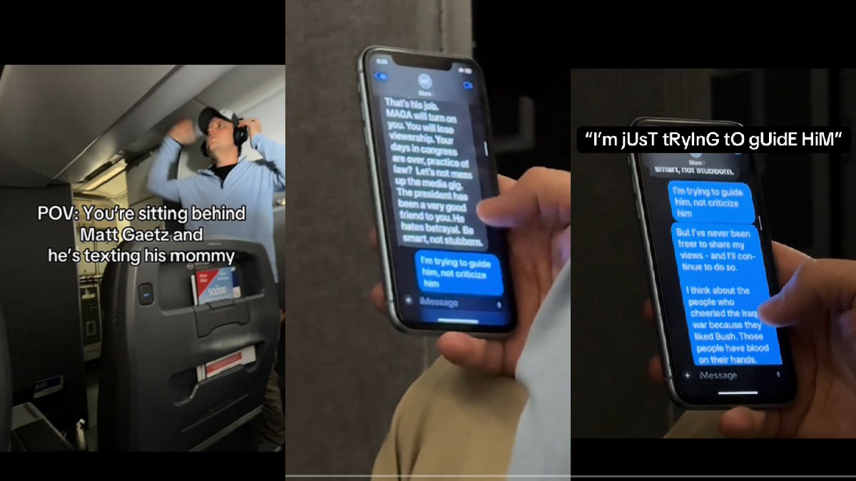 Former Florida US Rep. Matt Gaetz Texts His Mommy About President Trump, ‘I’m Trying to Guide Him, Not Criticize Him’
