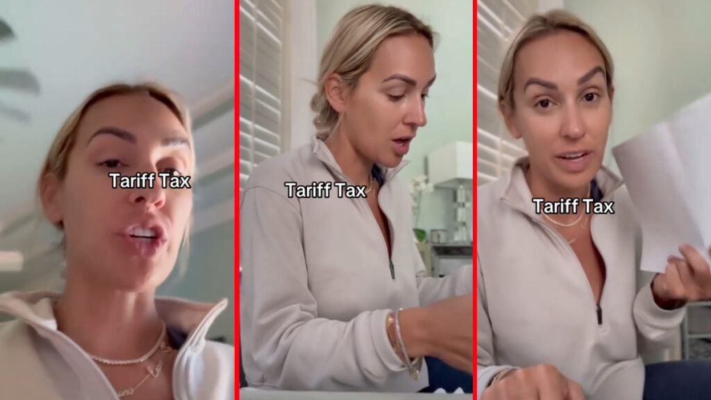 florida tiktoker aivanelli getting a tariff bill