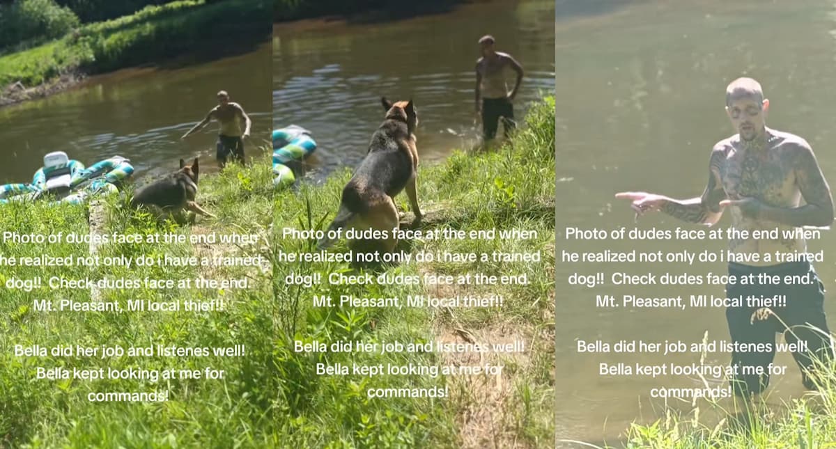 Brave Dog Protects Missouri Woman from Convicted Felon in Creepy River Encounter: ‘She Meant Business’