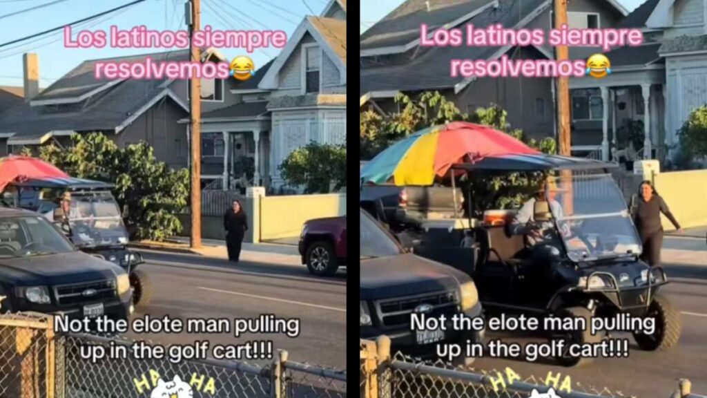 California Elote Man Golf Cart