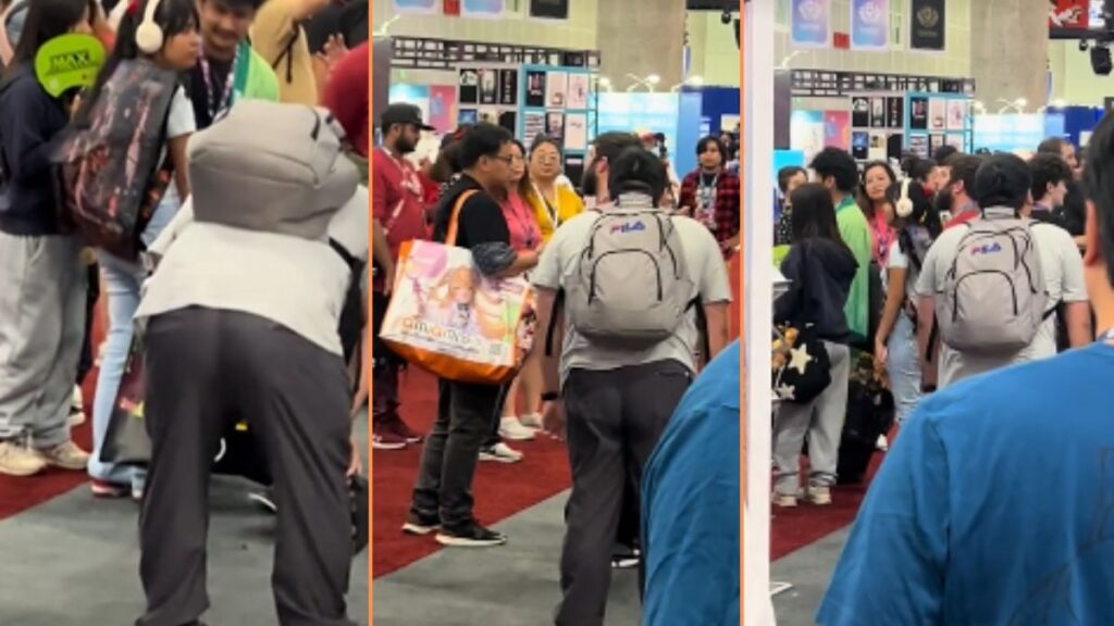 Gundam Fan Loses it Over Trading Card at Texas Anime Convention, ‘Grown-Up Man BTW’ Gundam Fan Loses it Over Trading Card at Texas Convention, 'Grown-Up Man BTW'