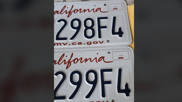 Lazy California DMV Gives Driver Mismatched License Plates To ‘Meet a Monthly Quota