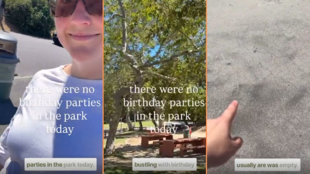 Los Angeles Woman Notes Lack of Birthday Parties at Local Parks: ‘It’s Like Everything Went Off a Cliff’ Los Angeles Woman Notes Lack of Birthday Parties at Local Parks, 'It's Like Everything Went Off a Cliff'