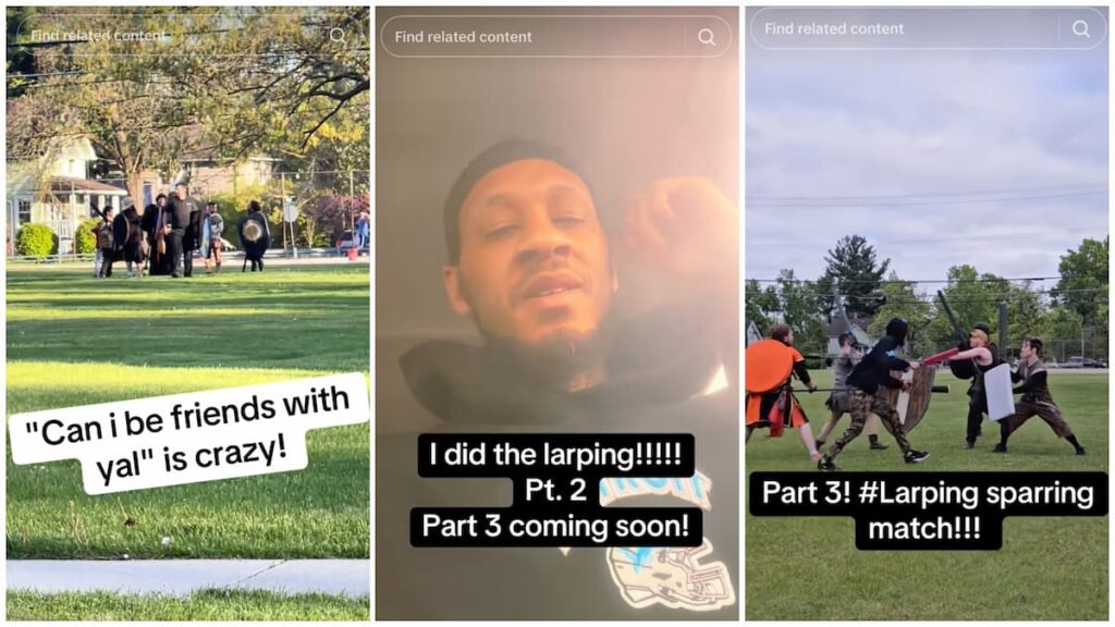 Michigan Man Asks to Make Friends With Guys LARPing in Heartwarming Viral Clip: ‘Inner F*cking Child ACTIVATE’ Michigan man asks to make friends with guys LARPing in heartwarming viral clip