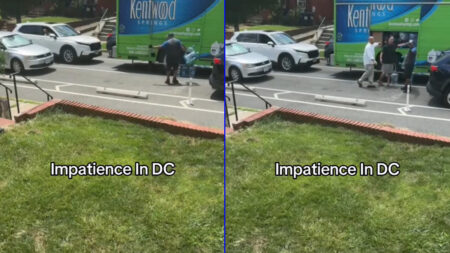 Washington, DC Resident Stands Up Fir Delivery Guy When Karens Gets Impatient