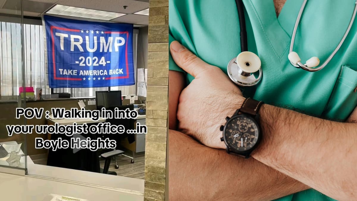 Los Angeles Doctor Under Fire After Office Displays Pro-Trump Flag: ‘It’s Cult Behavior’