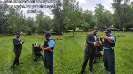 A picture of the Maryland husband and officer.