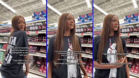 Black Georgia Artist Hurts White Karen's Feelings With Her Anti-KKK Shirt