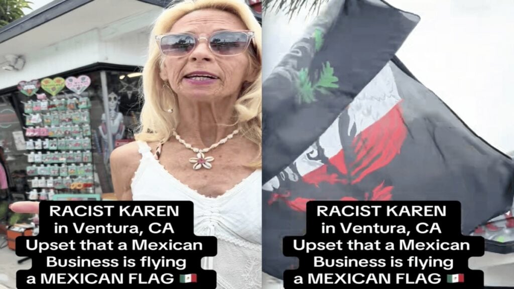 California Artist Bullied by Racist Karen Over Mexican Flag at Craft Stand