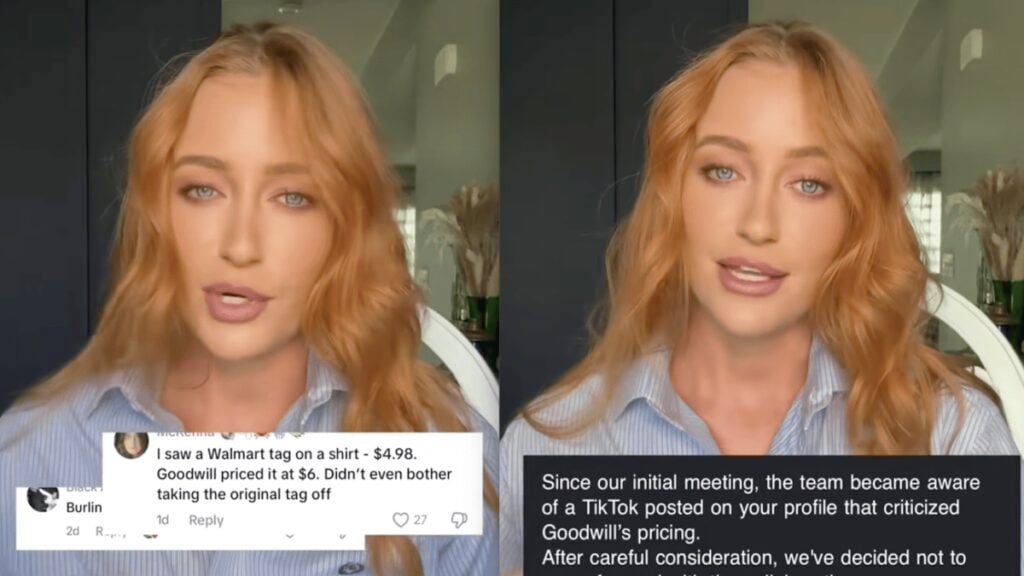 Goodwill Denies Collaboration with Ohio Influencer Because She Speaks Up About Their Outrageous Pricing