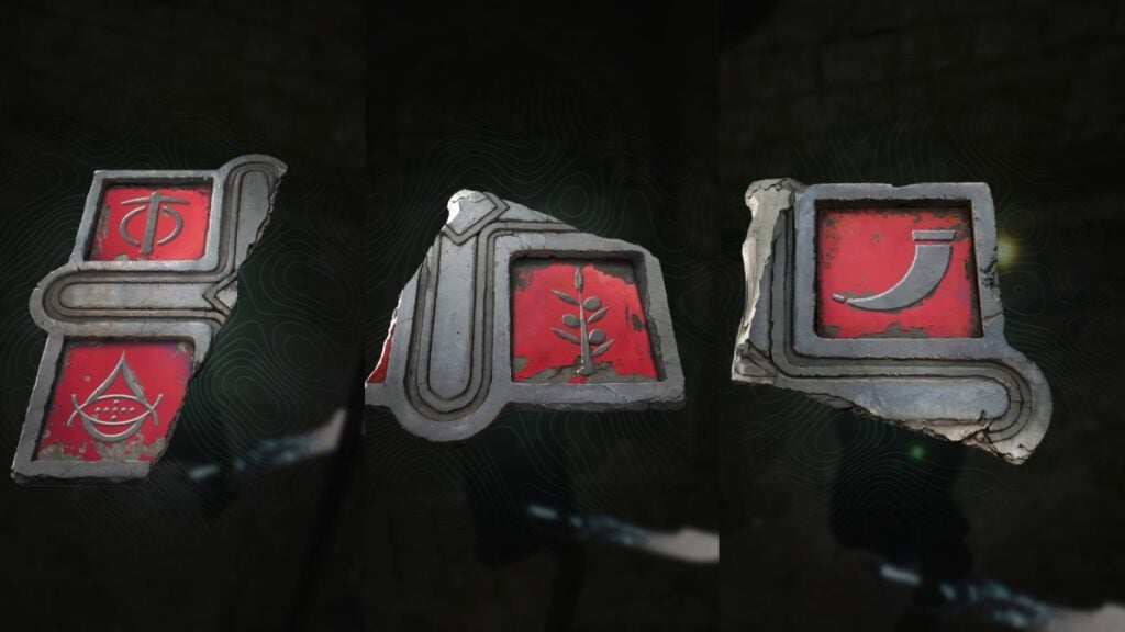 Tablet fragments