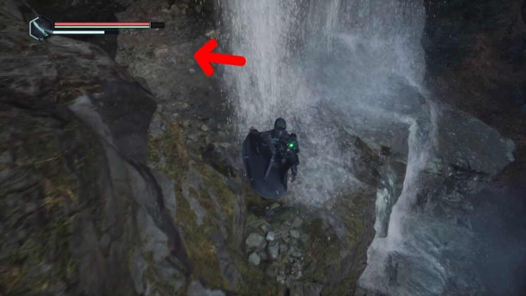 Waterfall cave