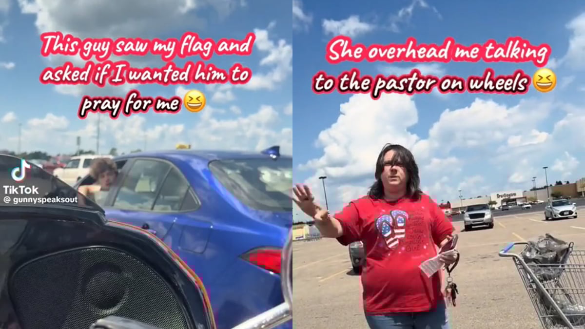 Tempers Flare in Evansville As MAGA Loyalists Confront ‘F*** Trump’ Flag Bearer: ‘She Got Really Quiet on the Civics Questions’