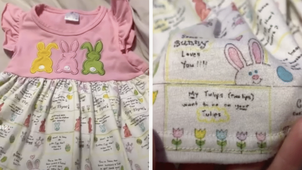 North Carolina Mom Discovers Sex Jokes on Her Baby Daughter's Dress