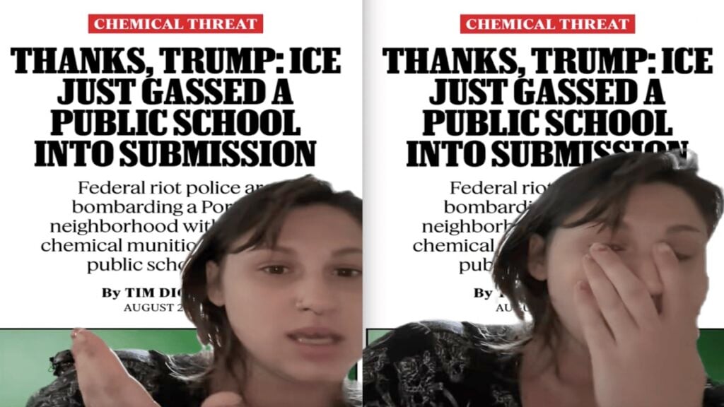 Oregon Grade School Flees Campus Due to Chemical Weapons Used by ICE