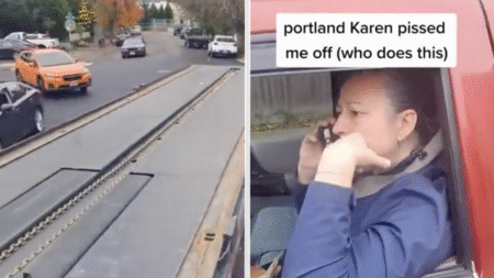 Portland Karen Causes Traffic Jam Because She Refuses To Back Up