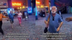 A picture of the Florida Karen couple.