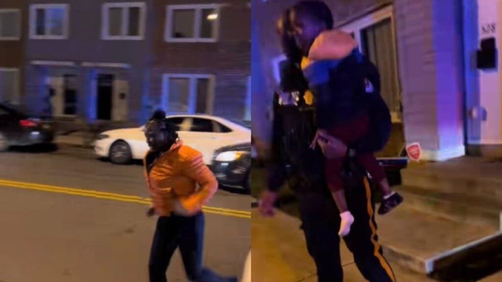 A picture of the New Jersey woman.