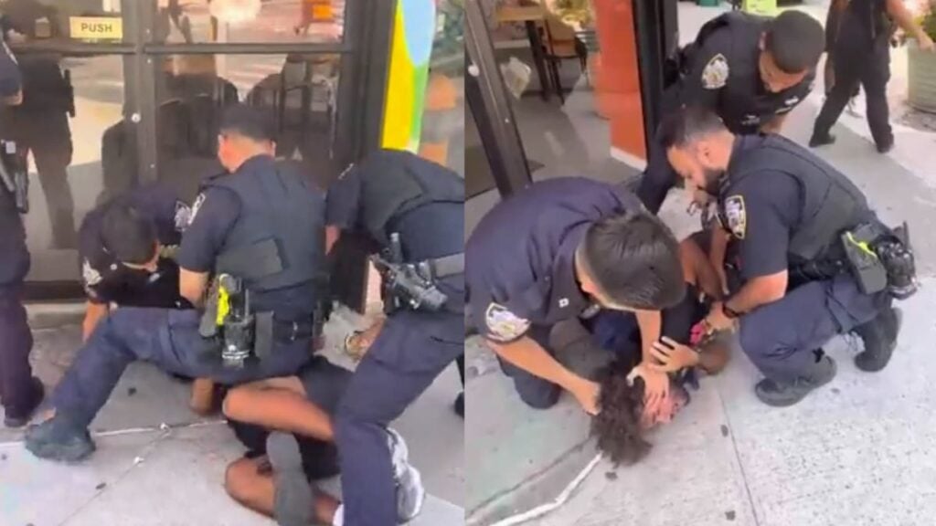 A picture of the New York officers.