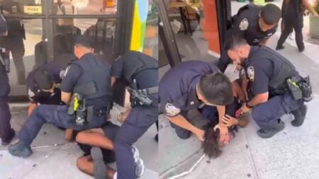 A picture of the New York officers.
