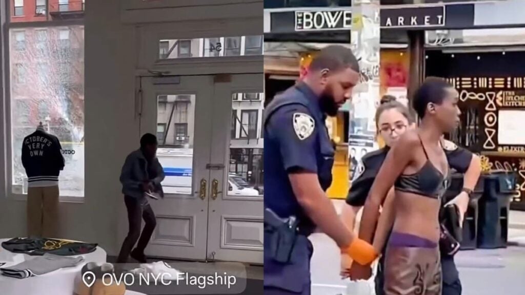 A picture of the New York woman.