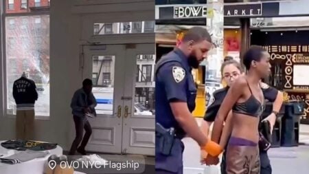 A picture of the New York woman.
