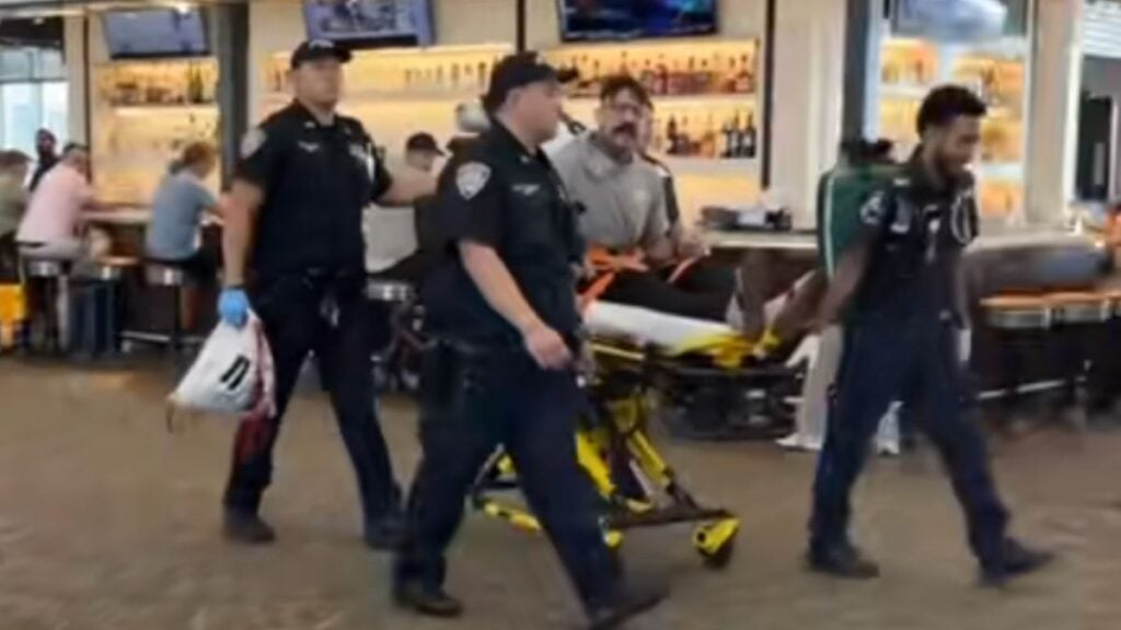 Man in New York airport