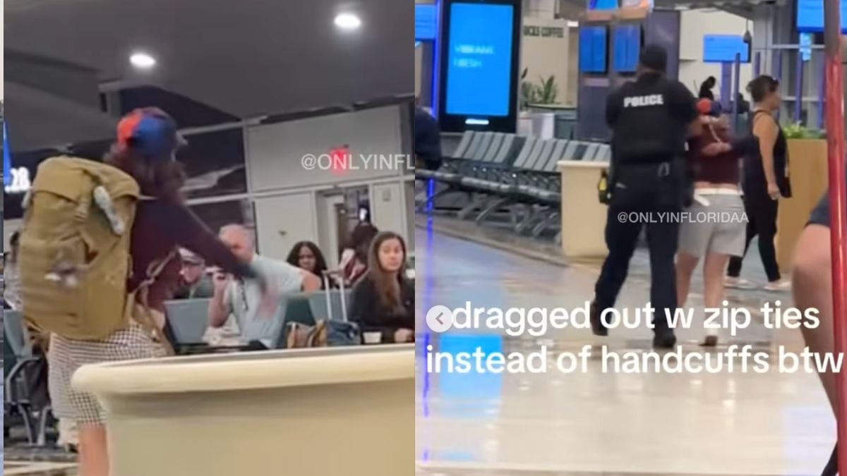 ‘Came on Vacation, Left on Probation’ Orlando Airport Chaos Ends in Zip-Tie Arrest